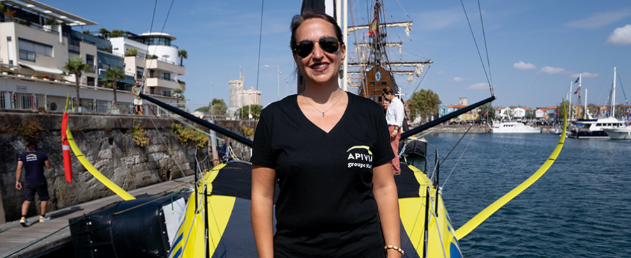 Emilie Guérineau, marraine de l’Imoca APIVIA  « Une passion grandissante pour ces sportifs de l’extrême. »