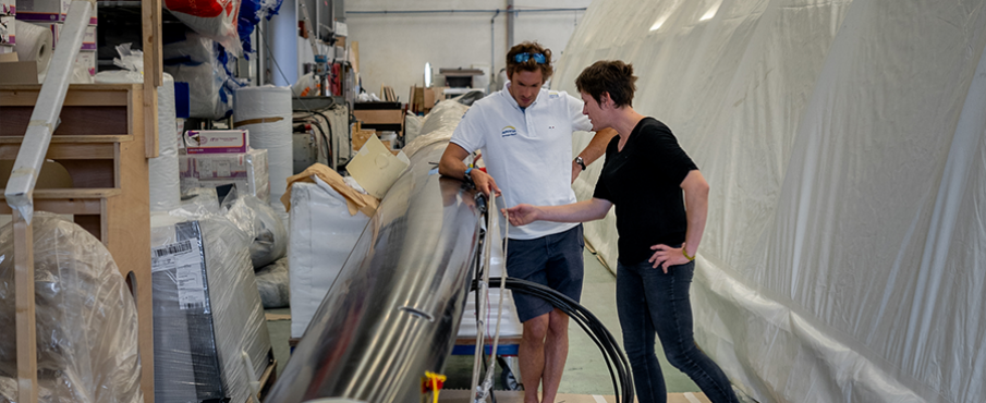 À la rencontre d'Elise Bakhoum, Responsable gréement de l’Imoca APIVIA