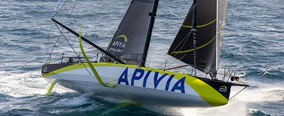 Une première course en solitaire très attendue pour APIVIA