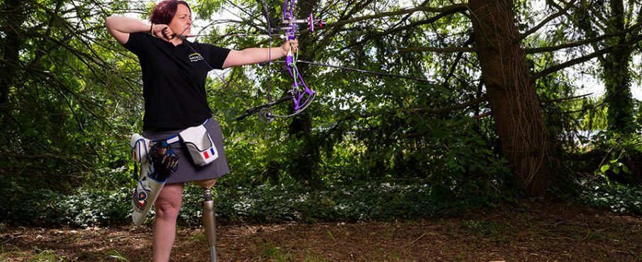 Julie Chupin, athlète paralympique de tir à l'arc